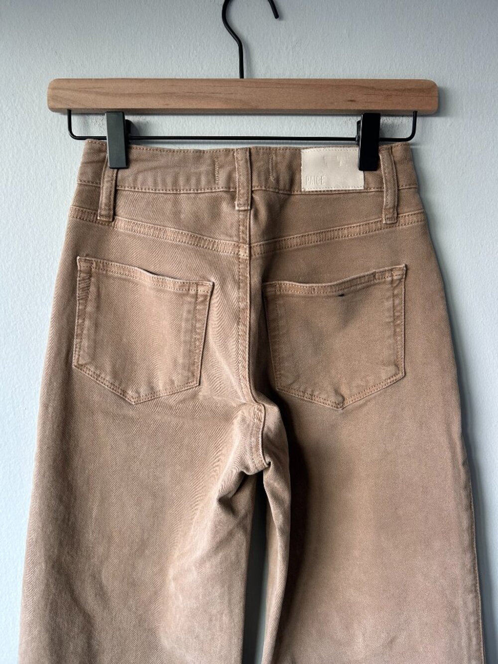 PAIGE Anessa Wide Leg Jeans High Rise Vintage Canewood Curved Inset Pockets - Picture 7 of 13